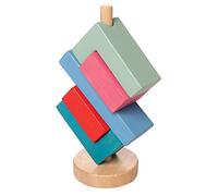 Manhattan Toy Bam Stack-a-Lacka Wooden Stacking Toy for Toddlers