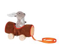 Manhattan Toy Camp Acorn Soft Log and Bunny Baby Pull Toy
