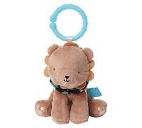 Manhattan Toy Fairytale Lion Plush Baby Travel Toy with Chime, Crinkle Ears and Teether Clip-on Attachment