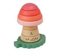 Manhattan Toy Folklore Fun-gi Magnetic Wooden Toadstool Shaped Stacking Toy for Babies 12 Months and Up