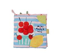 Manhattan Toy Mini-Apple Farm Soft Activity Crinkle Book for Baby & Toddler with Discovery Mirror and Textured Teether