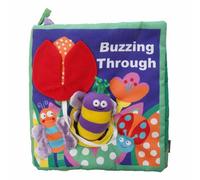 Manhattan Toy Soft Activity Book with Tethered Toy, Buzzing Through,Medium