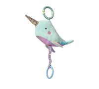 Manhattan Toy Under the Sea Narwhal Baby Teether & Travel Pull Toy