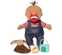 Manhattan Toy Wee Baby Stella Tiny Farmer 30.48cm Soft Baby Doll Set