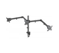 Manhattan Triple Desk Mount for TV & Monitors For screens: 10" to 27" Clamp Assembly VESA compatibility: 75x75 and 100x100mm - check the dimensions of the four mounting holes on back of screen to ensu