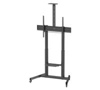 Manhattan Trolley Mount Stand for TV & Monitors (crank handle height adjust), For screens: 37" to 120",VESA compatability:all between 200x200 to 1000x600mm -check the dimensions of the four mounting h