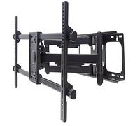 Manhattan TV & Monitor Mount, Wall, Full Motion, 1 screen, Screen Sizes: 37-75", Black, VESA 200x200 to 800x400mm, Max 75kg, LFD, Tilt & Swivel with 3 Pivots, Lifetime Warranty
