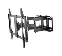 Manhattan TV & Monitor Mount, Wall, Full Motion, 1 screen, Screen Sizes: 60-100", Black, VESA 200x200 to 900x600mm, Max 80kg, LFD, Tilt & Swivel with 3 Pivots, Lifetime Warranty