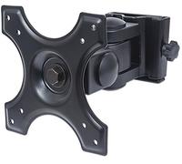 Manhattan TV & Monitor Mount, Wall, Tilt and Swivel, 1 screen, Screen Sizes: 13-27", Black, VESA 75x75 to 100x100mm, 12kg, Swivel with 2 pivots,