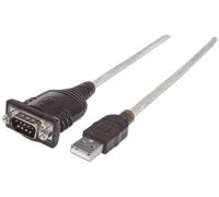 Manhattan USB-A to Serial Converter cable. 1.8m. Male to Male. Serial/