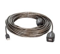 Manhattan USB-A to USB-A Extension Cable, 20m, Male to Female, Activ (US IMPORT)