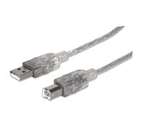 Manhattan USB-A to USB-B Cable, 3m, Male to Male, 480 Mbps (USB...