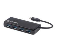 Manhattan USB-C Dock/Hub, Ports (4): USB-A (x4), 5 Gbps (USB 3.2 Gen1 aka USB...