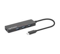 Manhattan USB-C Dock/Hub. Ports (4): USB-A (x4). 5 Gbps (USB 3.2 Gen1