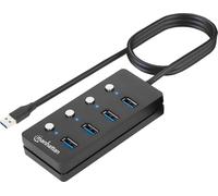 Manhattan Usb-C Dock/Hub Ports X4 With On/Off Switch for Each Port: Usb-A X4 5 G