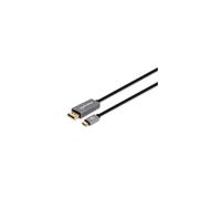 Manhattan USB-C to DisplayPort 1.4 Cable 8K@60Hz 3m Male to Male Black Not Bi-Directional Three Year Warranty