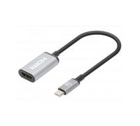 Manhattan USB-C to HDMI Cable 4K@60Hz 5 Gbps (USB 3.2 Gen1 aka USB 3.0) 15cm Black Male to Female Three Year Warranty