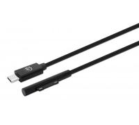 Manhattan Usb-C To Microsoft Surface Charging Cable 1.8M Male To Male. 15V/3A Bl