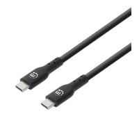 Manhattan USB-C to USB-A Cable, Male to Male, Black, 480 Mbps (USB 2.0), 1 m