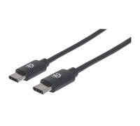 Manhattan USB-C to USB-C Cable, 1m, Male to Male, 480 Mbps (USB...