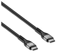 Manhattan USB-C to USB-C Cable (240W), 2m, Male to Male, Black, 480 Mbps (USB 2.0), Extended Power Range (EPR) charging up to 240W (Note additional USB-C 240W wall charger needed)