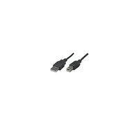 Manhattan USB-A to USB-B Cable, 3m, Male to Male, 480 Mbps (USB 2.0), Equivalent to USB2HAB3M, Hi-Speed USB, Black, Lifetime Warranty, Polybag