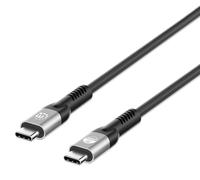 Manhattan USB-C Male to USB-C Male. 2 m (7 ft.). USB4 Gen 3x2. 8K@60Hz