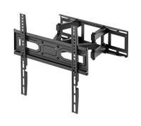 Manhattan TV & Monitor Mount Wall Full Motion 1 screen Screen Sizes: 32-55" Black VESA 100x100 to 400x400mm Max 40kg LFD Tilt & Swivel with 3 Pivots Lifetime Warranty