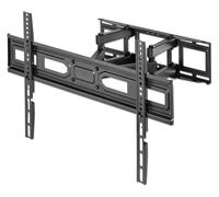 Manhattan TV & Monitor Mount Wall Full Motion 1 screen Screen Sizes: 37-65" Black VESA 100x100 to 600x400mm Max 40kg LFD Tilt & Swivel with 3 Pivots Lifetime Warranty