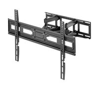 Manhattan TV & Monitor Mount Wall Full Motion 1 screen Screen Sizes: 37-65" Black VESA 100x100 to 600x400mm Max 40kg LFD Tilt & Swivel with 3 Pivots Lifetime Warranty
