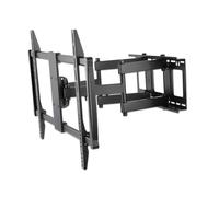 Manhattan TV & Monitor Mount, Wall, Full Motion, 1 screen, Screen Sizes: 60-100", Black, VESA 200x200 to 900x600mm, Max 80kg, LFD, Tilt & Swivel with 3 Pivots,