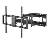 Manhattan TV & Monitor Mount Wall Full Motion 1 screen Screen Sizes: 60-120" Black VESA 200x200 to 900x600mm Max 120kg LFD Tilt & Swivel with 3 Pivots Lifetime Warranty