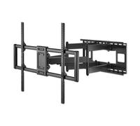 Manhattan TV & Monitor Mount Wall Full Motion 1 screen Screen Sizes: 60-120" Black VESA 200x200 to 900x600mm Max 120kg LFD Tilt & Swivel with 3 Pivots Lifetime Warranty
