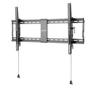 Manhattan TV & Monitor Mount Wall (Low Profile) Tilt 1 screen Screen Sizes: 43-100" Black VESA 200x200 to 800x400mm Max 70kg Foldable for Extra-Small and Shipping-Friendly Packaging LFD Lifetime Warranty
