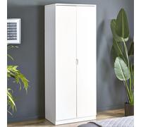 Manhattan Wardrobe - 2 Door - White Gloss