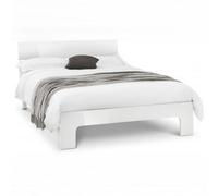 Manhattan White Gloss Bed - Sizes Available