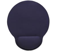 Manhattan Wrist Gel Support Pad and Mouse Mat Blue 241 203 40 mm non slip base Lifetime Warranty Card Retail Packaging