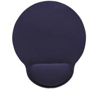 Manhattan Wrist Gel Support Pad And Mouse Mat Blue 241 ?Ù 203 ?Ù 40 Mm Non Slip