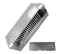 manhegari Arc Marking Tool - Square Metal Scriber Right Angle Ruler | Metal Parallel Line Drawing Aid Pipe Cutting Guide for Construction Welding Metalworking Carpentry