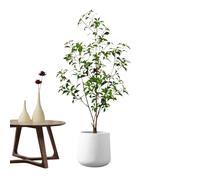 manhegari Artificial Plants,Gypsophila Leaf Tree Decorative Plant - Home Decoration for Kitchen Bathroom Porch Study Entrance Office Apartment Living Room Hotel Restaurant Outdoor Indoor