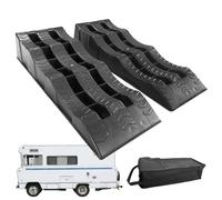 manhegari Auto Wheel Blocks | Heavy-Duty Camper Leveling Blocks,Uneven Ground Parking Tools Trailer Wheel Chocks and Levelers for Stabilizing Uneven Ground