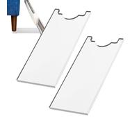 manhegari Bed Stoppers - 2-Piece Acrylic Clear Couch Stoppers for Wall | Non-slip Stabilizer Pads Wall Spacer for Prevents Fire Risks Table Apartment Household Enhanced Airflow