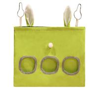 manhegari Bunny Hay Bag - Suspensible Bunny Hay Feeder - Washable Slow Eating Feeding Pouch, Easy-Attach Storage Manager for Small Animals