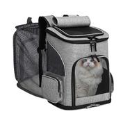 manhegari Cat Carrier | Portable Expandable Soft-Sided Puppy Carrier,Pet Pouch for Daily Grooming Nail Trimming Walking Flight Camping Transportation Vet