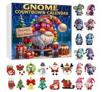 manhegari Christmas Advent Countdown | 24 Days Christmas Holiday Countdown | Collectible Decorations for Adults Kids Holiday Party School Home Classroom Daily Family Activity