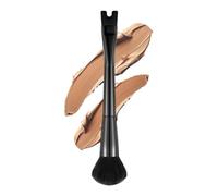 manhegari Contour Blending Brush | 2 in 1 Face Makeup Brush - U Shape Double-Ended Cosmetic Tool for Sculpting Defining Nose Cheek Bone Contouring Beginner