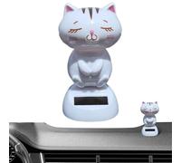 manhegari Dashboard Bobble | Cat Solar Powered Dancing Dashboard Decor,Funny Decor for Auto Desk Office Home Vehicles Scooters Men Women Drivers Birthdays Party Road Trip