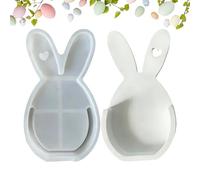 manhegari Easter Mold,Reusable Easy Release Spring Craft Supplies - Easter Molds Silicone Candle Making - for Resin Epoxy Wax Plaster Art Projects Party Decorations Adults Kids