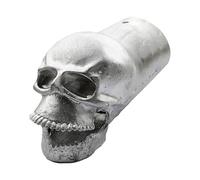 manhegari Exhaust Pipe Trim,Skull Design Car Exhaust Pipe Decor - Cool Modification Accessories for Vehicle Trailer Tractor Truck Dust Rain Rocks