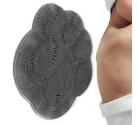 manhegari Foot Scrubber Mat for Shower | Foot Scrubber in Shower Silicone - Cleaner Dead Skin Remover with Non-Slip Suction Cup Scrub for Elbows and Heels